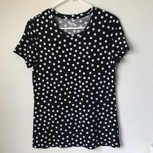 Black & White Polka Dot Tee